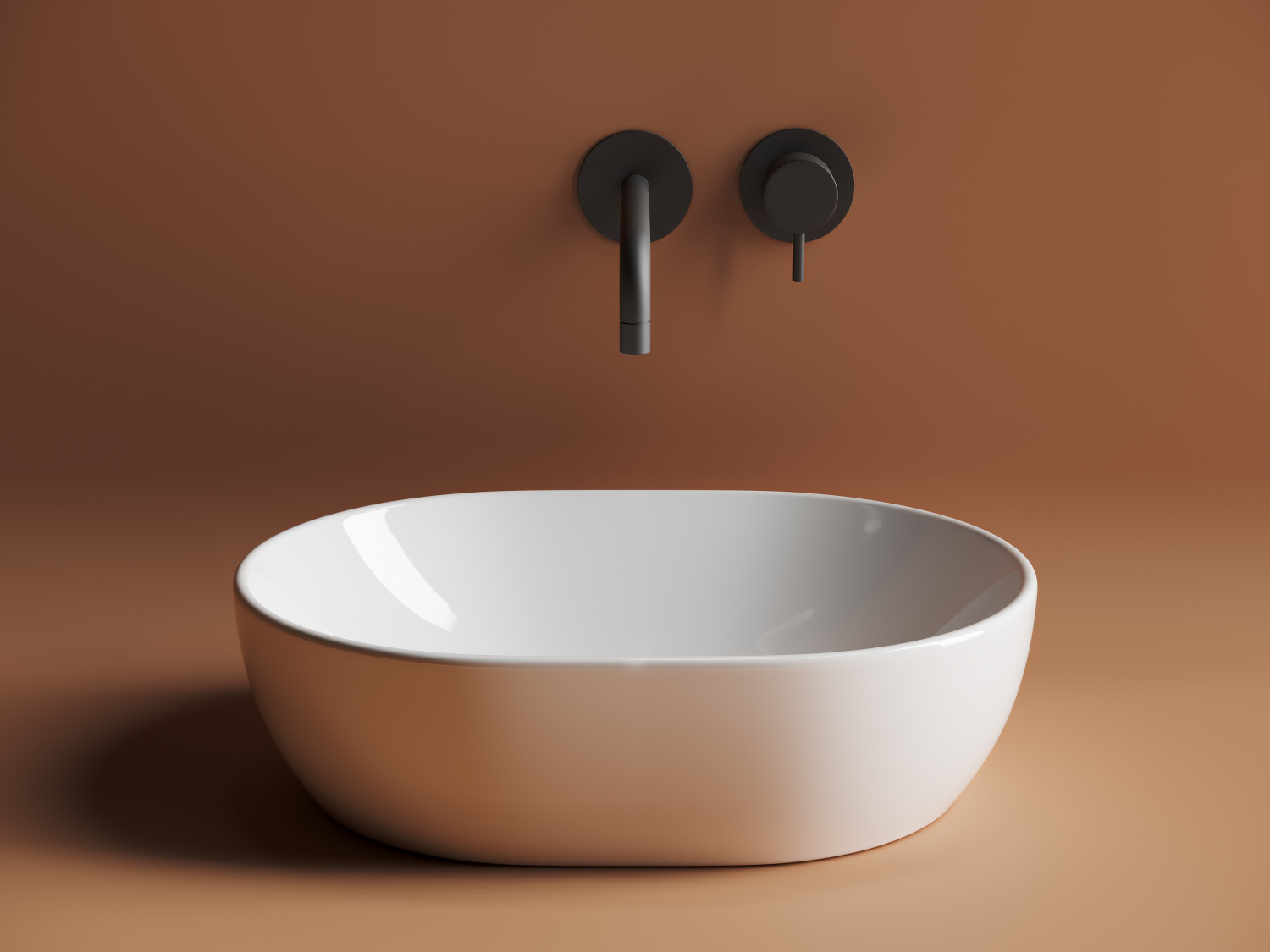 Ceramicanova Element Раковина чаша 48х35 см, без перелива, цвет: белый глянцевый CN6019