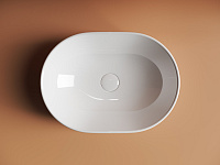 Ceramicanova Element Раковина чаша 48х35 см, без перелива, цвет: белый глянцевый CN6019