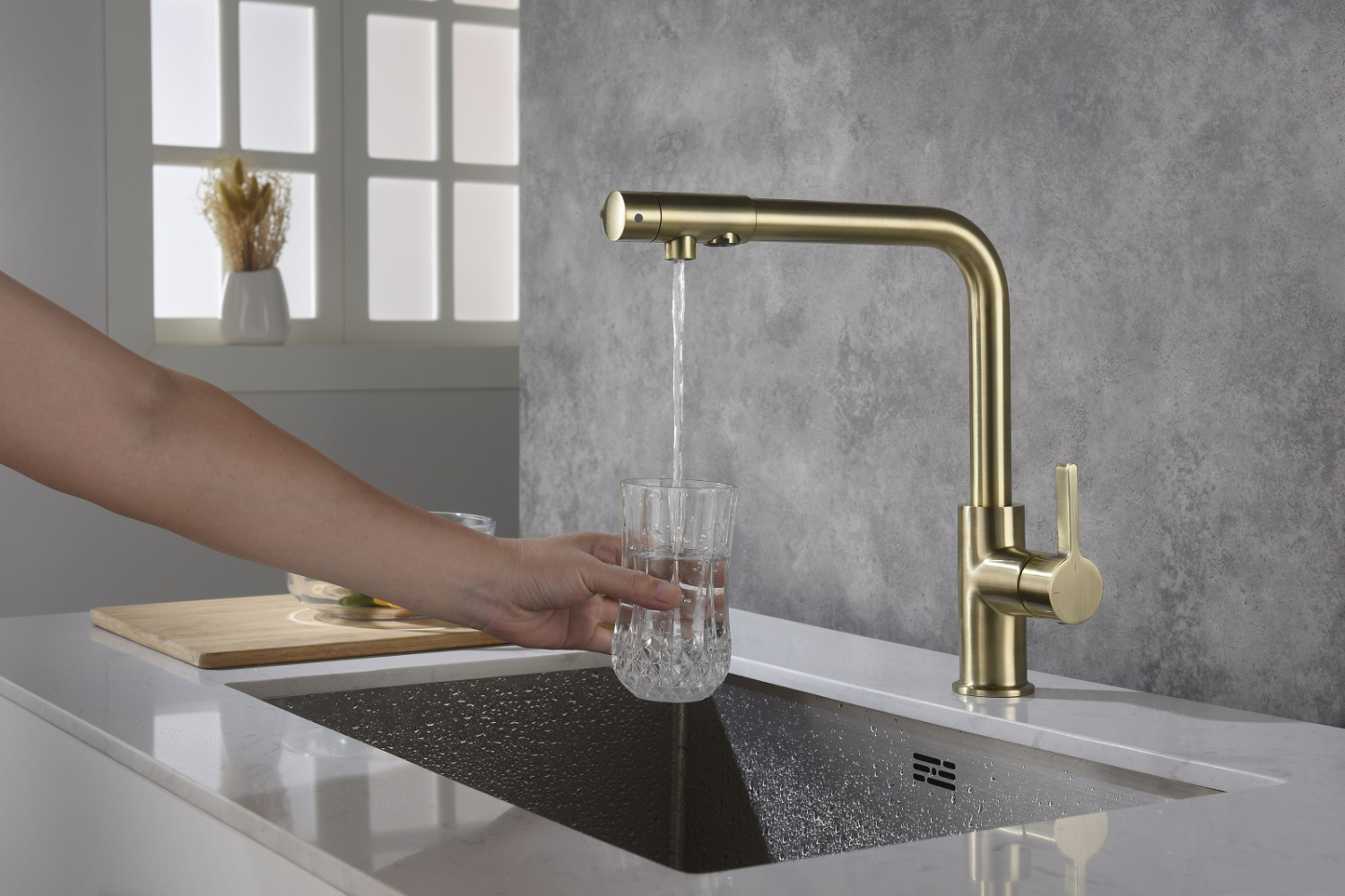 Timo Hette Смеситель для кухни однорычажный, цвет бронза антик глянцевый 1026/02F