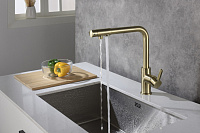 Timo Hette Смеситель для кухни однорычажный, цвет бронза антик глянцевый 1026/02F