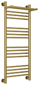 Сунержа Богема+ с 1 полкой Полотенцесушитель водяной 40x100h, цвет: состаренная латунь 051-0223-1040