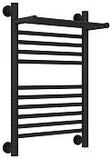 Сунержа Богема+ с 1 полкой Полотенцесушитель водяной 40x60h, цвет: матовый черный 31-0223-6040
