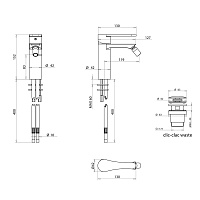Bongio O'Clock Green Смеситель для биде, цвет белый матовый 14522BIGR