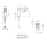Bongio Stelth Смеситель для биде, цвет золото 01522OR00