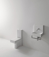 Kerasan Cento Чаша унитаза моноблок, напольная, с креплением, цвет: bianco lucido 352201