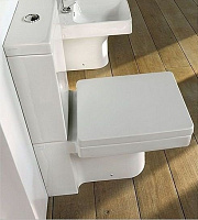 Kerasan Cento Чаша унитаза моноблок, напольная, с креплением, цвет: bianco lucido 352201