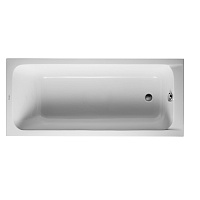 Duravit D-Code Ванна акриловая 170х75 см, выпуск в зоне ног, цвет белый 700100000000000