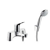 Hansgrohe Focus Смеситель на борт ванны с ручным душем, цвет: хром 31521000