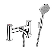 Hansgrohe Vernis Blend Смеситель на борт ванны на 2 отверстия с ручным душем, цвет: хром 71461000