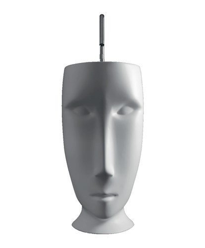 Kerasan Artwork Раковина свободностоящая MOLOCO, с отверстием для слива в стену, цвет: Bianco 474001