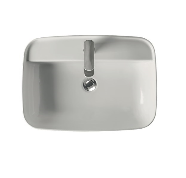 Kerasan Tribeca Раковина встраиваемая сверху/накладная 60х43 см, цвет: Bianco 514201*1