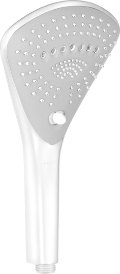Kludi Fizz Душевая лейка с 3 режимами струи, цвет: белый 6770043-00