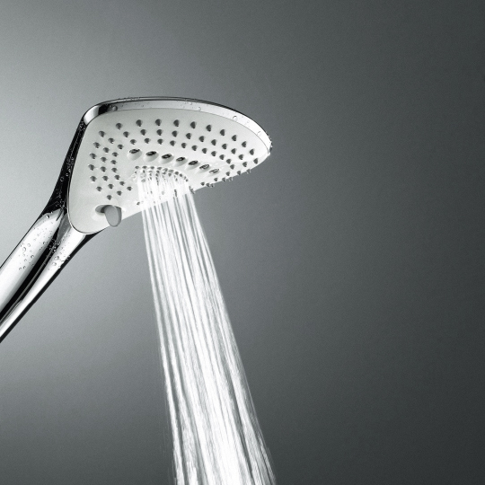 Kludi Fizz Душевая лейка с 3 режимами струи, цвет: белый 6770043-00