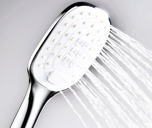 Wasserkraft Душевая лейка 10х3,1хh26,4 см, цвет: хром A062