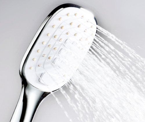 Wasserkraft Душевая лейка 10х3,1хh26,4 см, цвет: хром A062