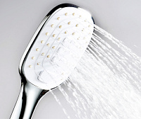 Wasserkraft Душевая лейка 10х3,1хh26,4 см, цвет: хром A062