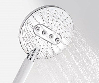 Wasserkraft Душевая лейка 16х3,7хh27,8 см, цвет: хром A059