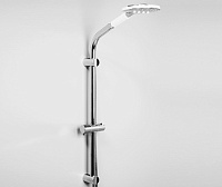 Wasserkraft Душевая лейка 16х3,7хh27,8 см, цвет: хром A059