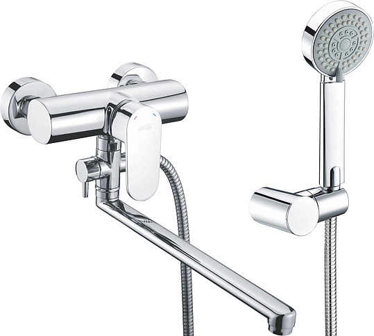 Wasserkraft Душевая лейка 8,5х2,2хh22,5 см, цвет: хром A035