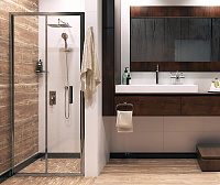 Душевая дверь в нишу Wasserkraft Weser  90 см 78F04