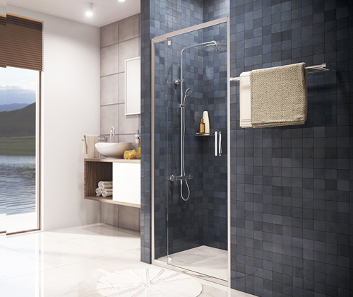 Душевая дверь в нишу Wasserkraft Berkel  90 см 48P04