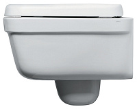 Simas Evolution Унитаз подвесной 37х52 см, без крепежа F85, цвет: белый глянцевый EVO18bi