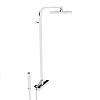 Stella Bamboo Quadro Душевая стойка 3283/420/304-200 с верхним душем 20 см, цвет: хром BQ 02423 CR00