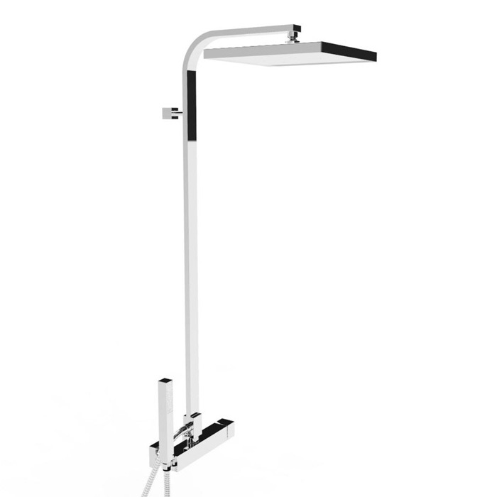 Stella Bamboo Quadro Душевая стойка 3283/420/306-300 с верхним душем 30 см, цвет: хром BQ 02422 CR00