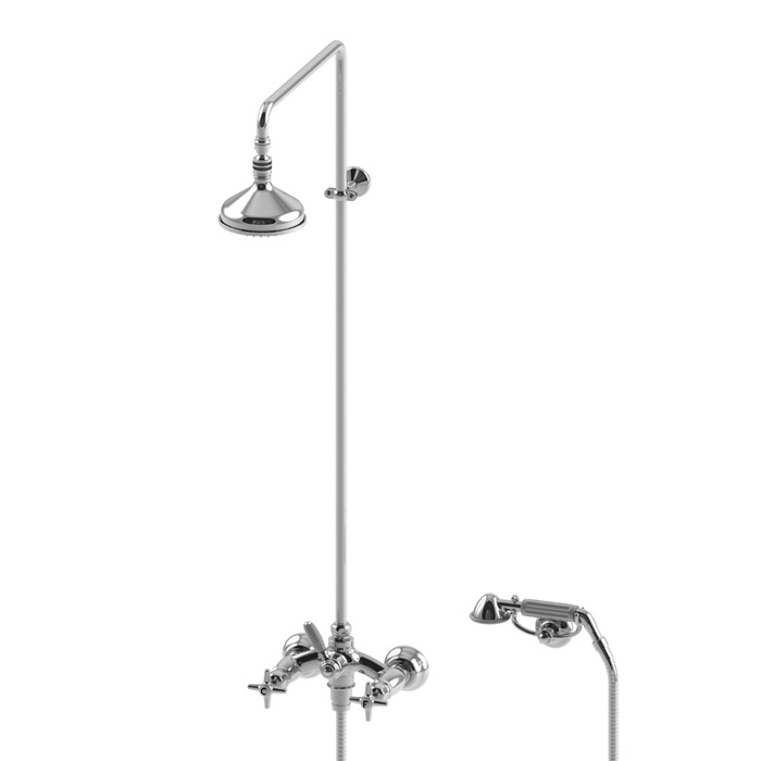 Stella Italica Душевая стойка 3284/33-140 с верхним душем 14 см, цвет: хром IT 02511 CR00