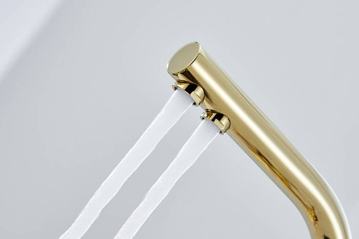 Paulmark Essen Смеситель для кухни с гибким изливом, цвет: золото Es213011-G