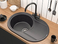 Paulmark Essen Смеситель для кухни с гибким изливом, цвет: антрацит Es213211-401