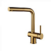 Paulmark Dosse Смеситель для кухни высота излива 25,3 см, цвет: брашированное золото Do214418-BG