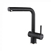 Paulmark Dosse Смеситель для кухни высота излива 25,3 см, цвет: черный металлик Do214418-418