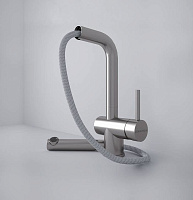 Paulmark Dosse Смеситель для кухни высота излива 25,3 см, цвет: черный металлик Do214418-418