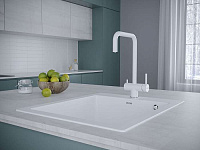 Paulmark Wetter Смеситель для кухни высота излива 26,2 см, цвет: белый матовый We213030-431