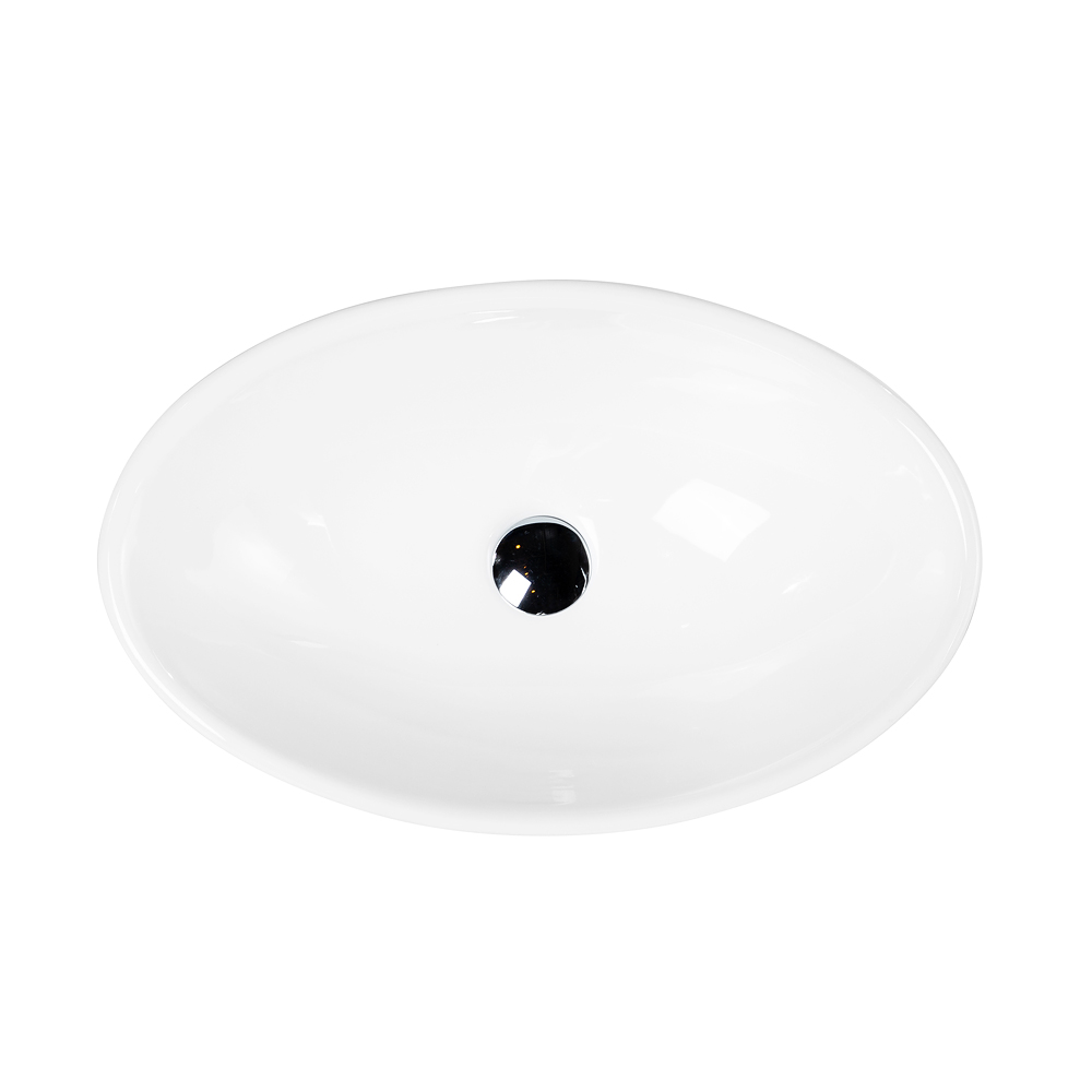 Belbagno Раковина накладная 53х33х14h, цвет: белый BB1147