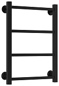 Стилье Версия-КН Полотенцесушитель водяной 40x60h, цвет черный 17640-6040