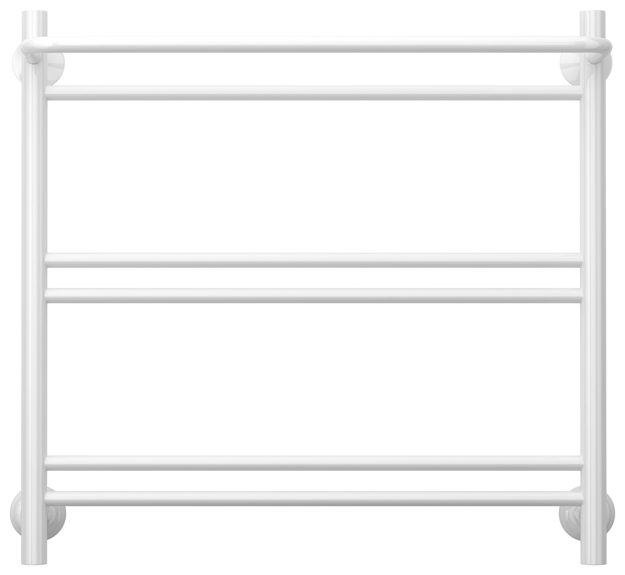 Стилье Версия-Н1 Полотенцесушитель водяной 60x60h, цвет белый глянцевый 12621-6060