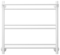 Стилье Версия-Н1 Полотенцесушитель водяной 60x60h, цвет белый глянцевый 12621-6060