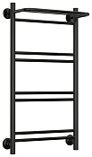 Стилье Версия-Н1 Полотенцесушитель водяной 40x80h, цвет черный 17621-8040
