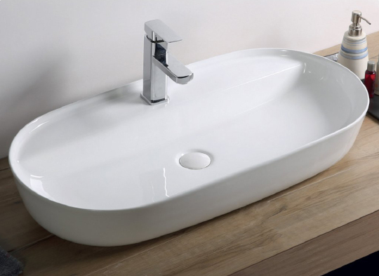 Belbagno Раковина накладная 41х81х13,5h, цвет:белый BB1347
