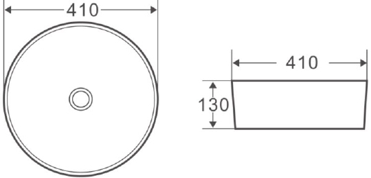Belbagno Раковина накладная 41,5х41,5х13,5h, цвет:белый BB1315