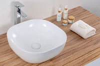 Belbagno Раковина накладная 42,5х42,5х14,5h, цвет:белый BB1301