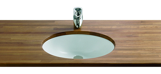 Roca Neo Selene Раковина встраиваемая снизу 51х39,5 см, с переливом, без д/к, цвет: белый глянцевый 322307000