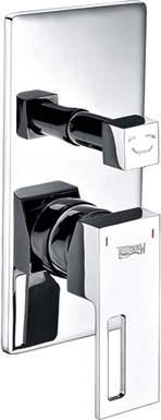 Wasserkraft Смеситель для ванны и душа, цвет: хром 1541