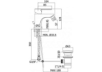 Paffoni Blu Смеситель для биде без донного клапана, цвет: хром BLU135CR