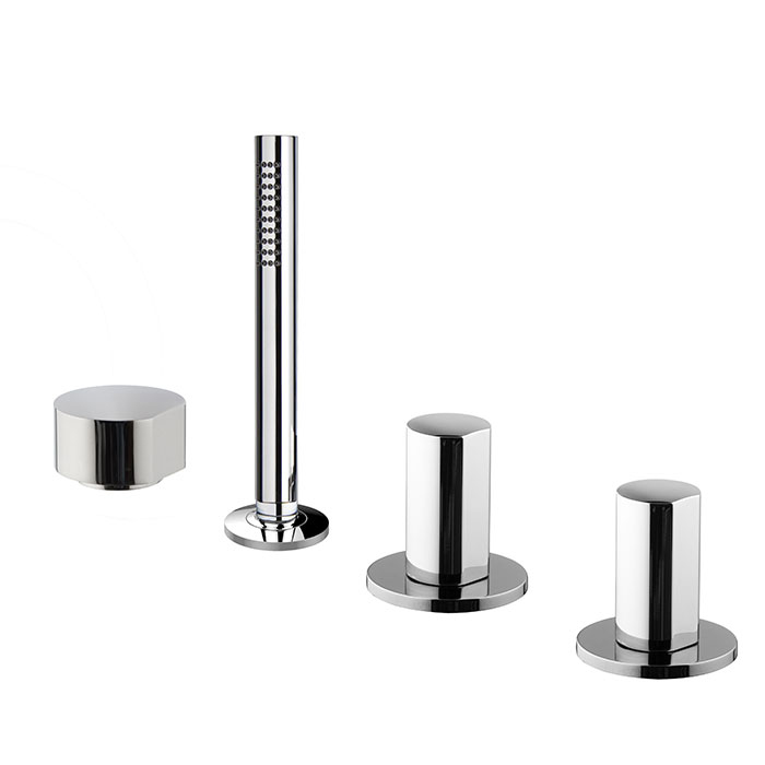 Fima Carlo Frattini So Смеситель на борт ванны двойной, без излива, цвет хром F3174/1CR