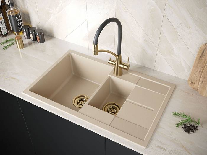 Paulmark Siеgen Смеситель для кухни с гибким изливом, цвет: бронза Si213111-BR