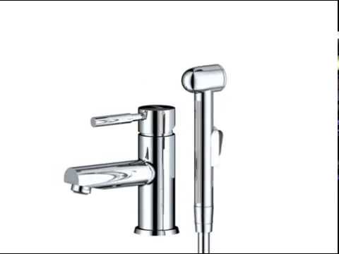 Смеситель Wasserkraft Main  для раковины с гигиеническим душем 4108