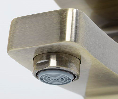 Смеситель Wasserkraft Exter  для раковины, светлая бронза 1603